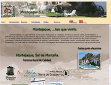 Tablet Screenshot of casasdemontejaque.net